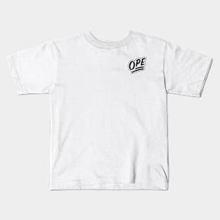 Ope - Backprint Edition Kids T-Shirt